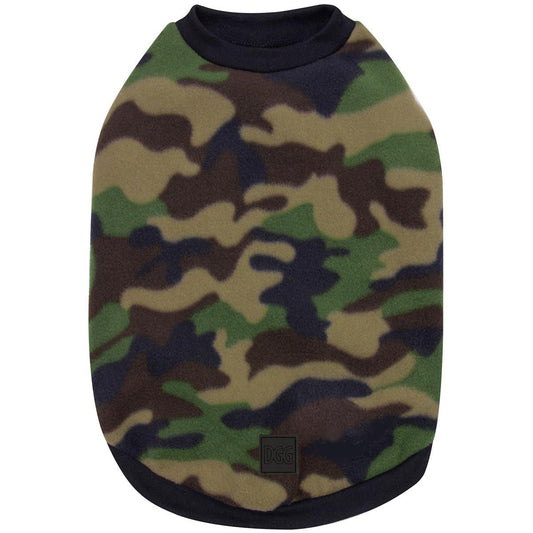 DGG Printed Warmie Dog Jumper Camo