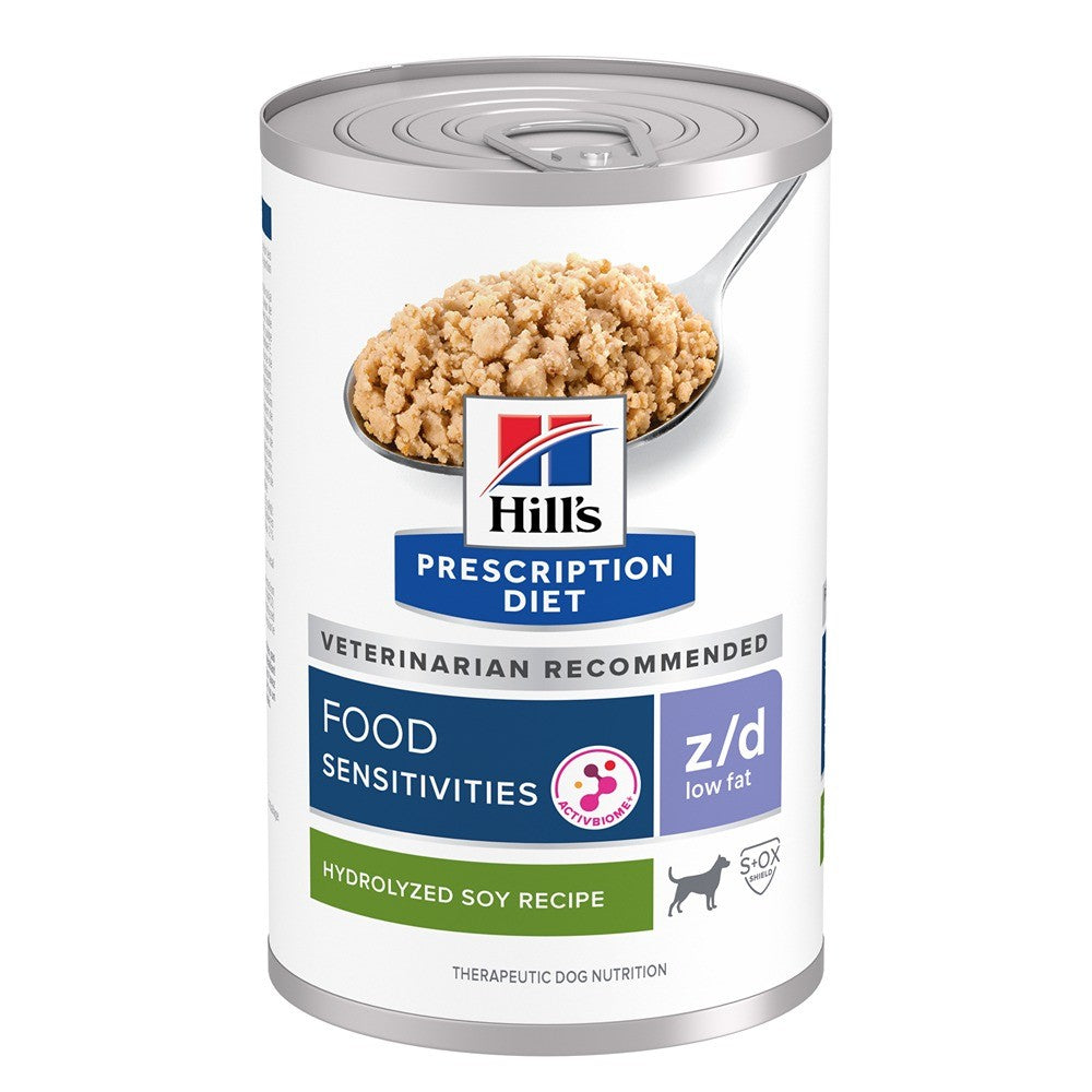 Hill's Prescription Diet z/d Low Fat Food Sensitivities Canned Wet Dog Food 370g