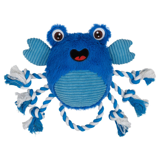 Creatures Crab Plush Dog Toy