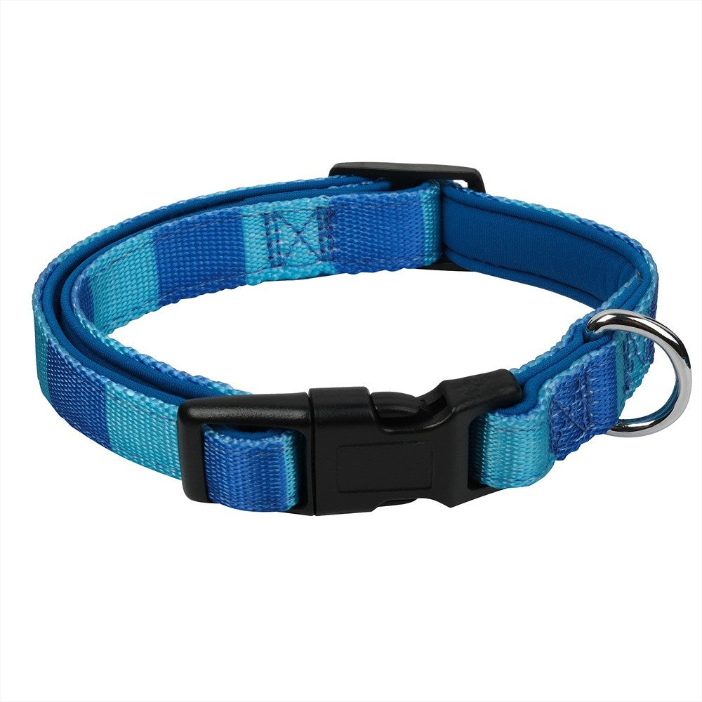 Lexi & Me Blue Check Dog Collar