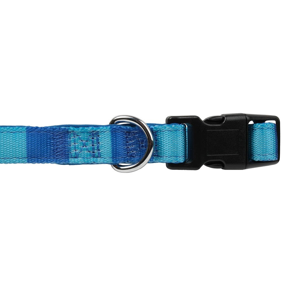 Lexi & Me Blue Check Dog Collar
