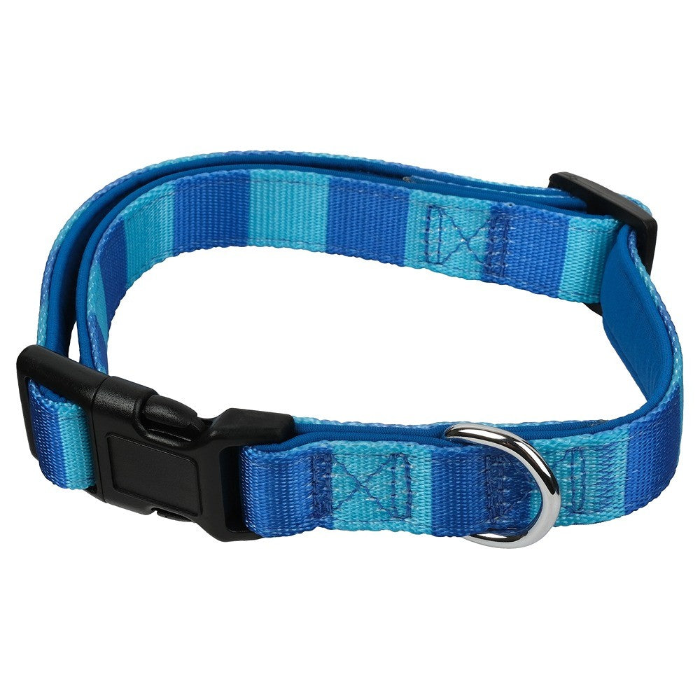 Lexi & Me Blue Check Dog Collar