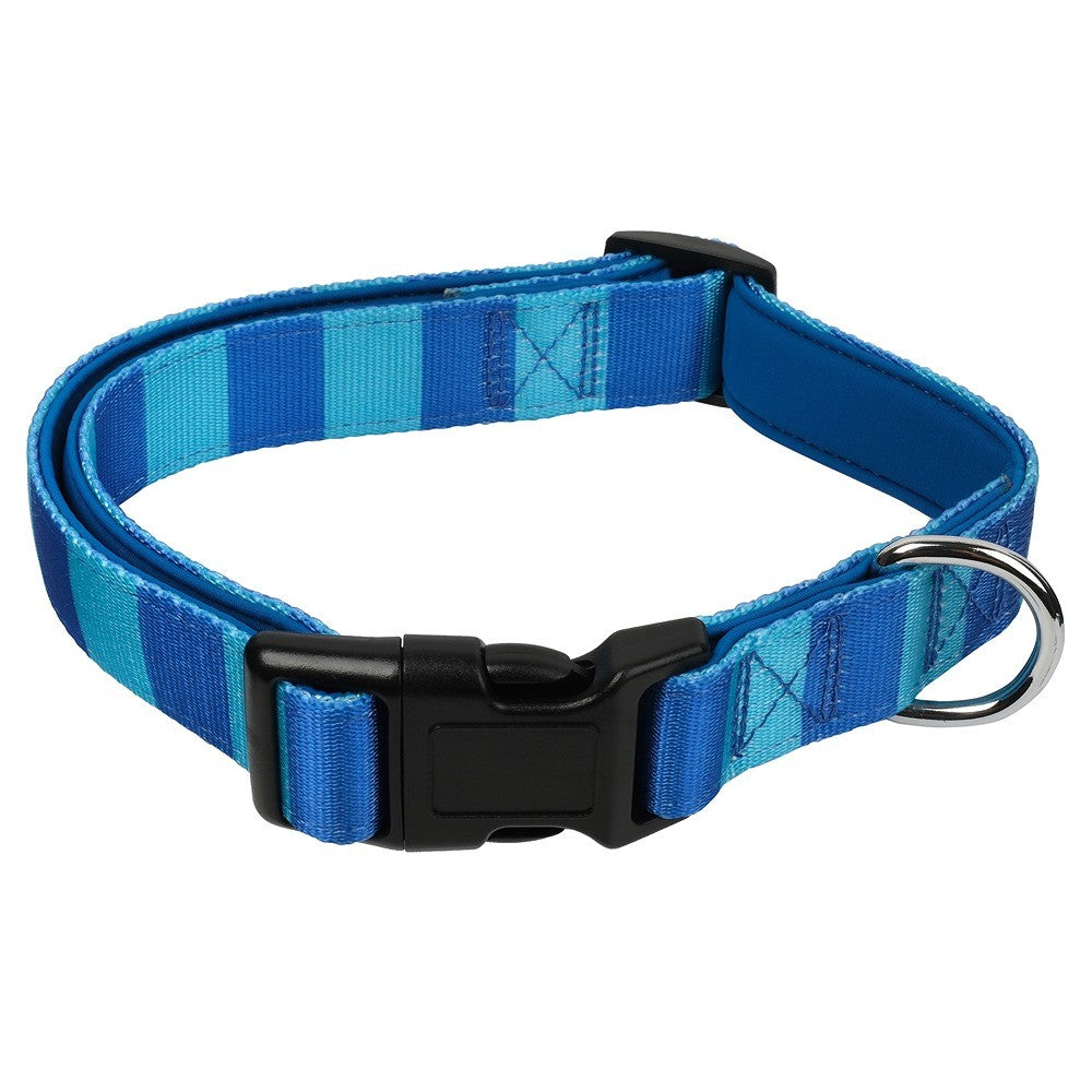Lexi & Me Blue Check Dog Collar