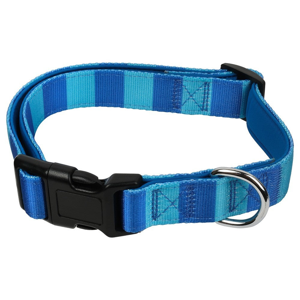 Lexi & Me Blue Check Dog Collar