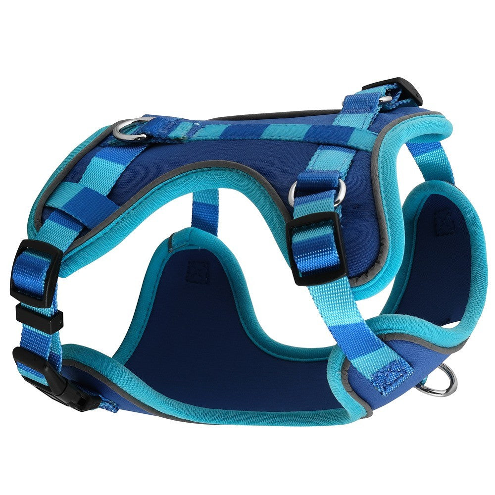Lexi & Me Blue Check Dog Harness