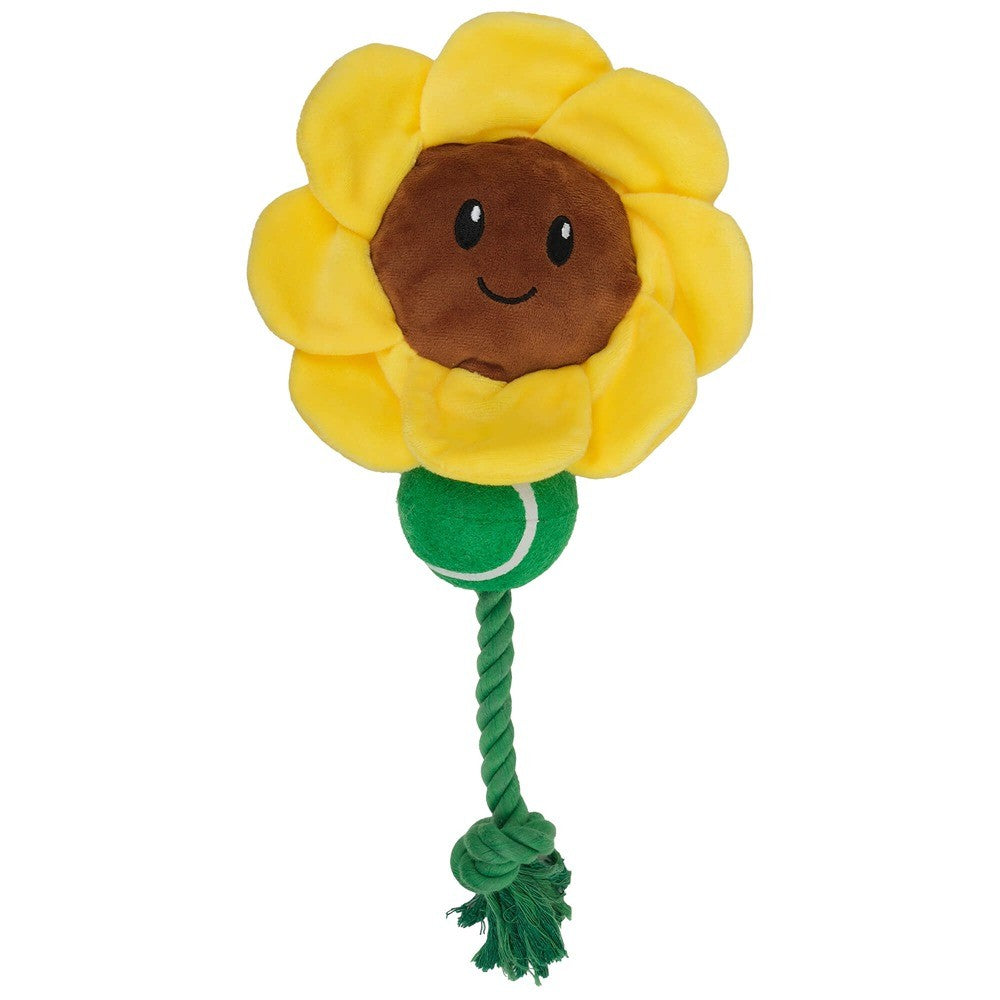 Lexi & Me Sunflower Rope & Ball Dog Toy