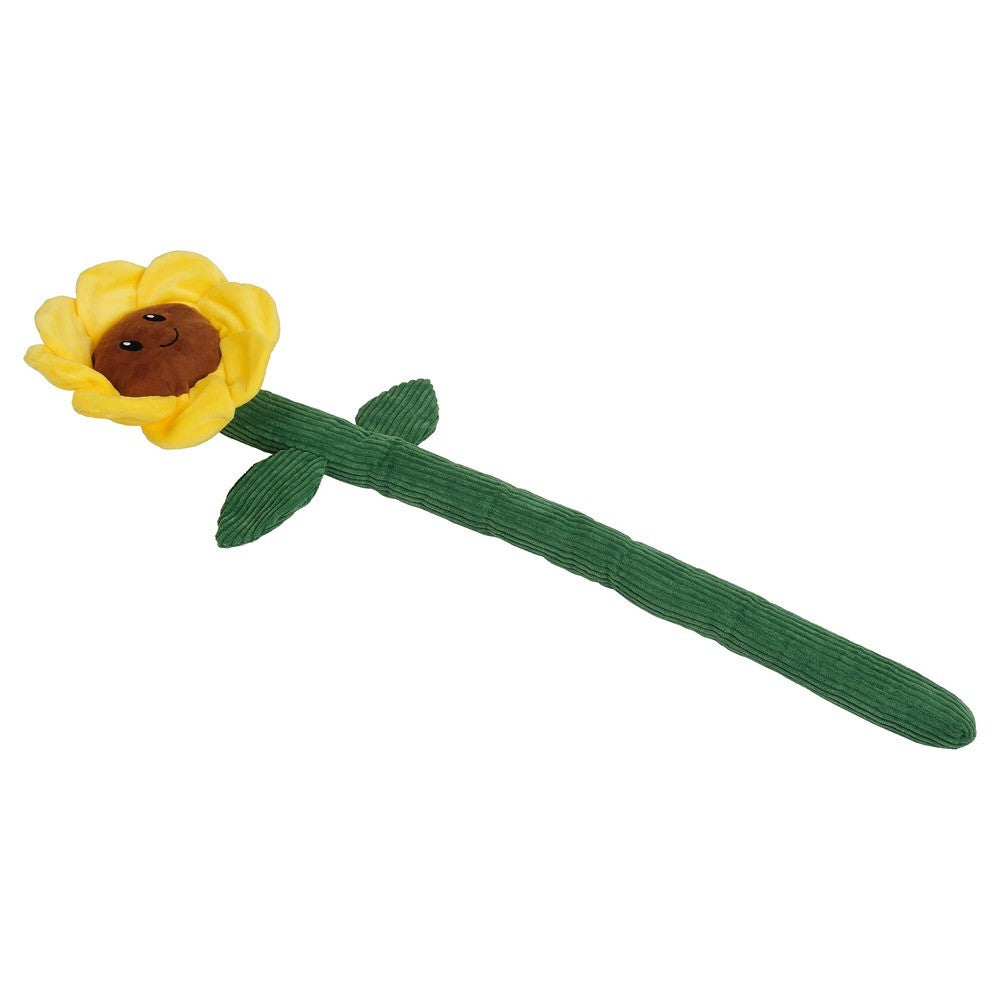 Lexi & Me Sunflower Plush Long Dog Toy