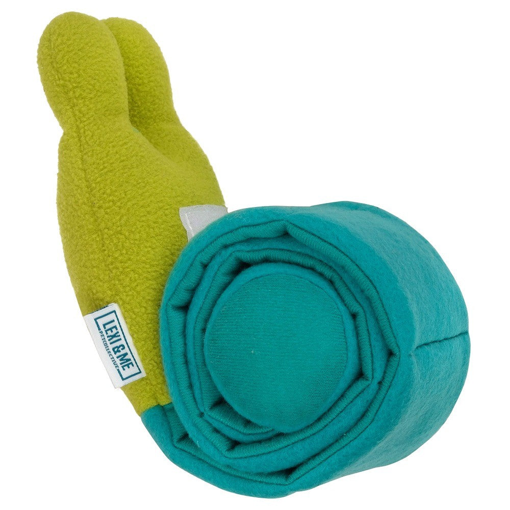 Lexi & Me Snail Plush Snuffle Dog Toy