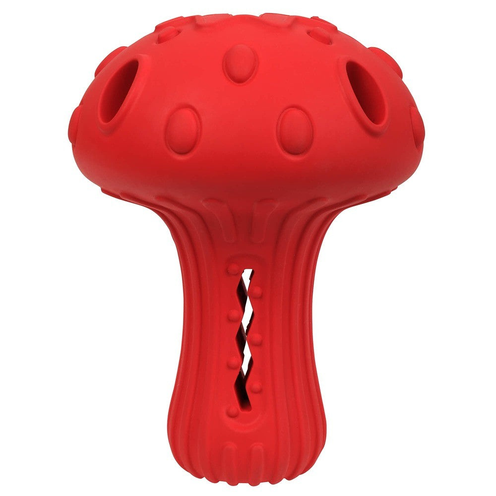 Lexi & Me Mushroom Dental Rubber Dog Toy