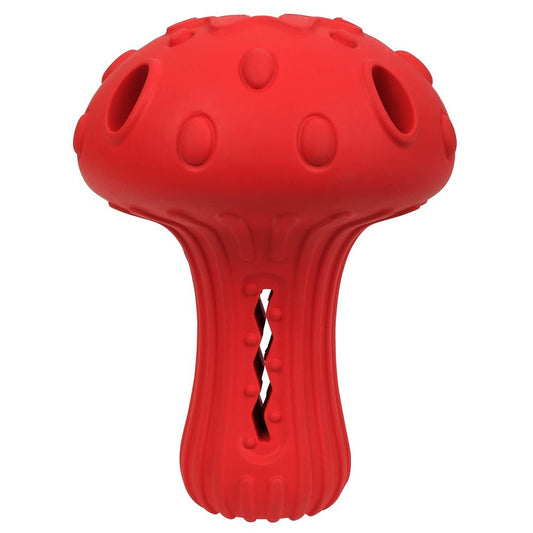 Lexi & Me Mushroom Dental Rubber Dog Toy
