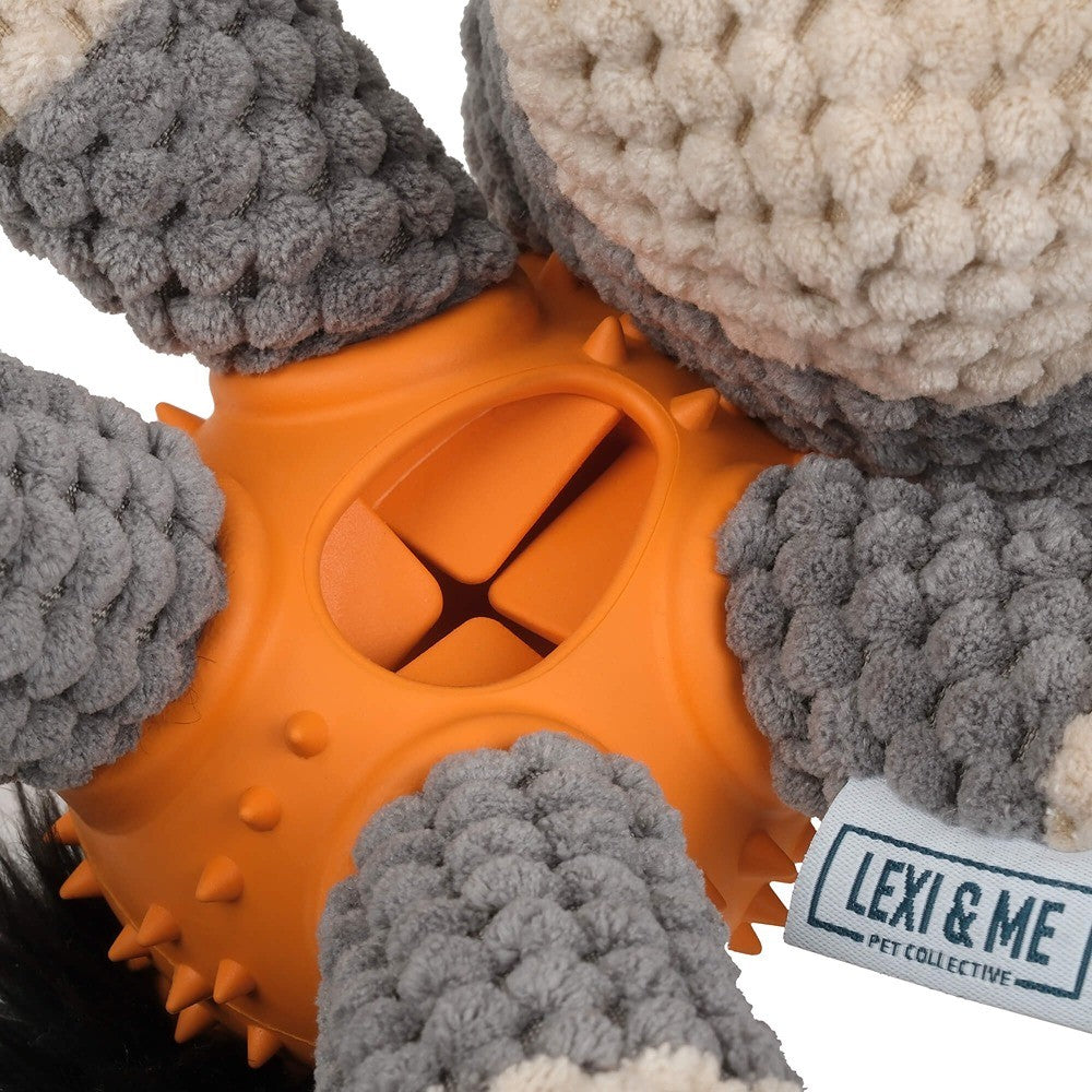 Lexi & Me Donkey Plush & Rubber Treat Dog Toy