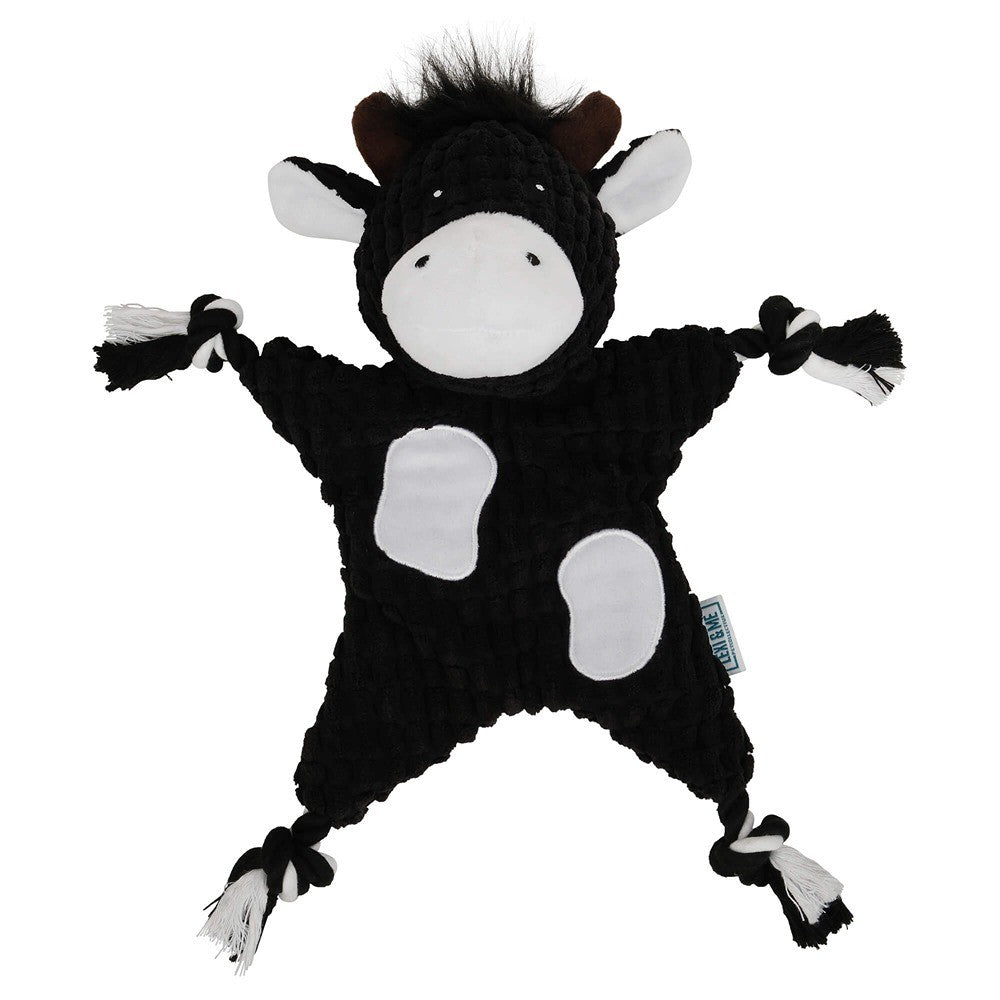 Lexi & Me Cow Plush & Rope Knot Dog Toy