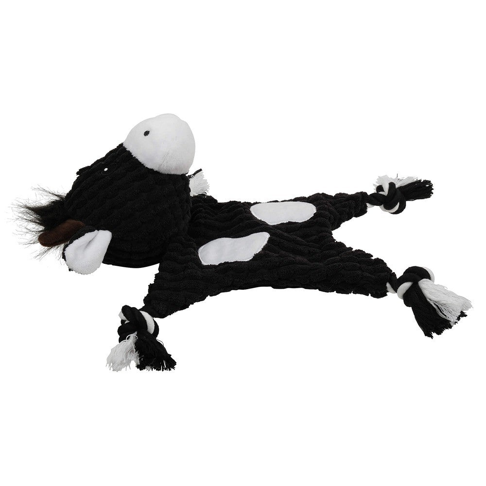 Lexi & Me Cow Plush & Rope Knot Dog Toy