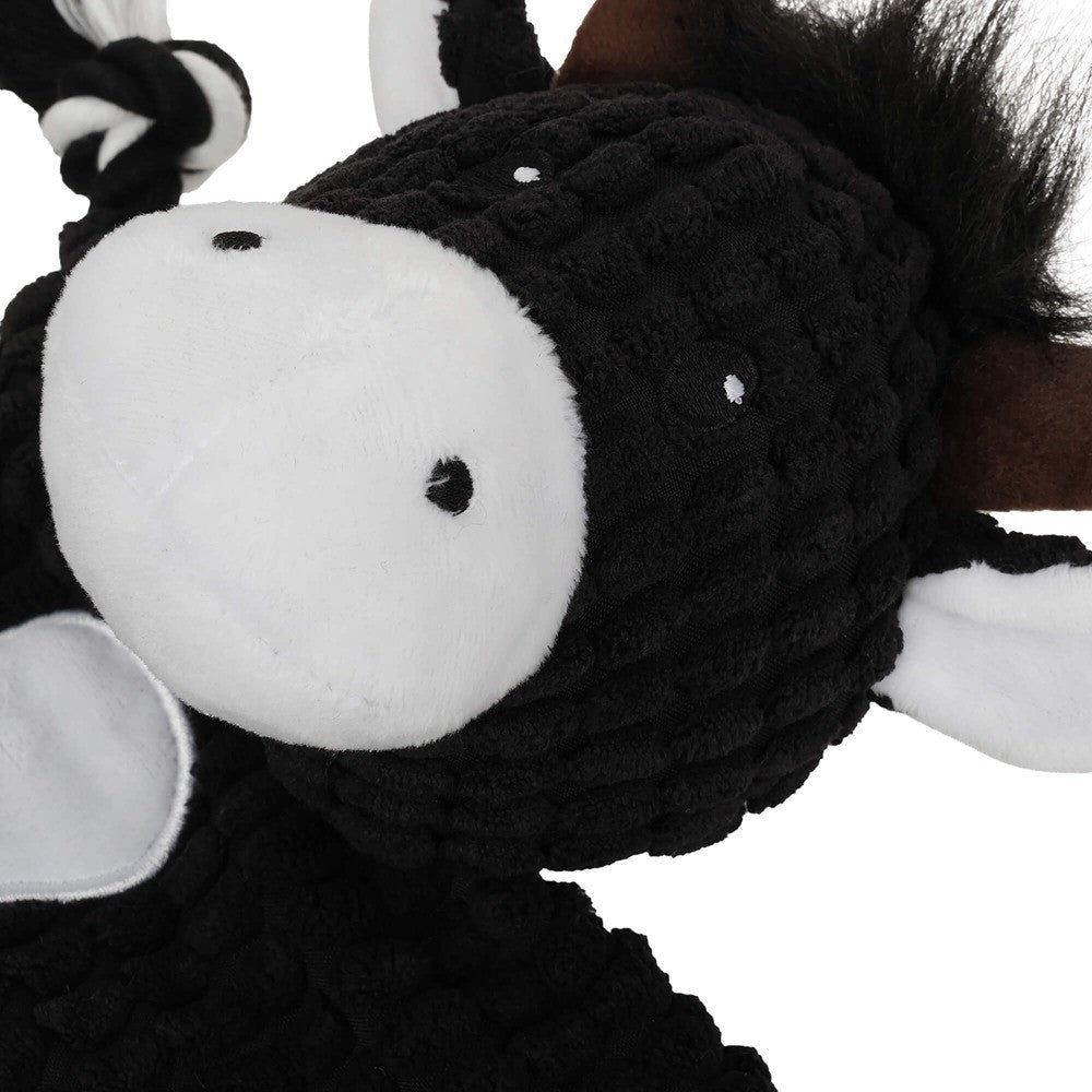 Lexi & Me Cow Plush & Rope Knot Dog Toy