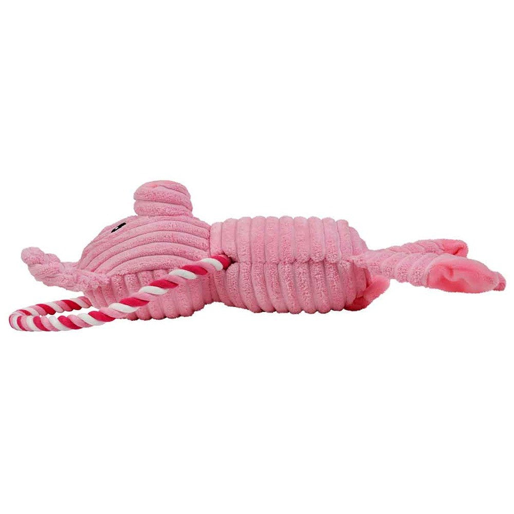 Lexi & Me Pig Plush/Rope Tug Dog Toy