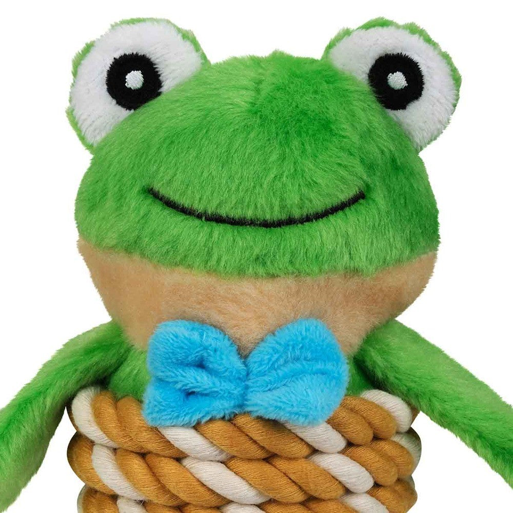 Lexi & Me Frog Plush & Rope Dog Toy