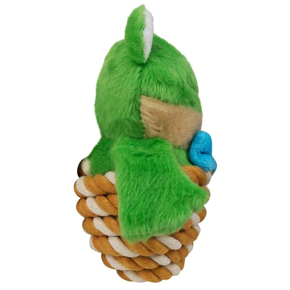 Lexi & Me Frog Plush & Rope Dog Toy