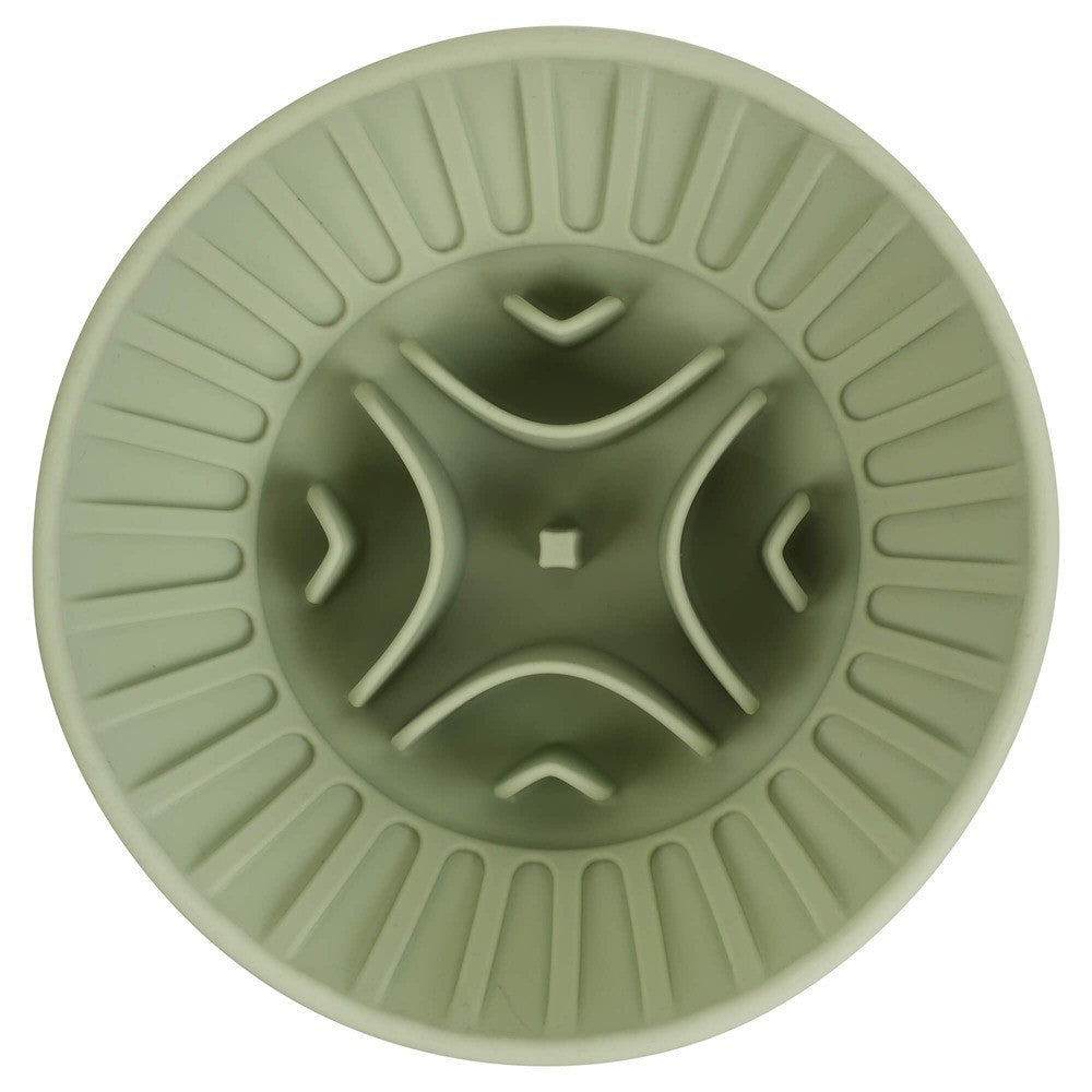 Buddy & Belle Slow Feeder Bowl Saltbush Green