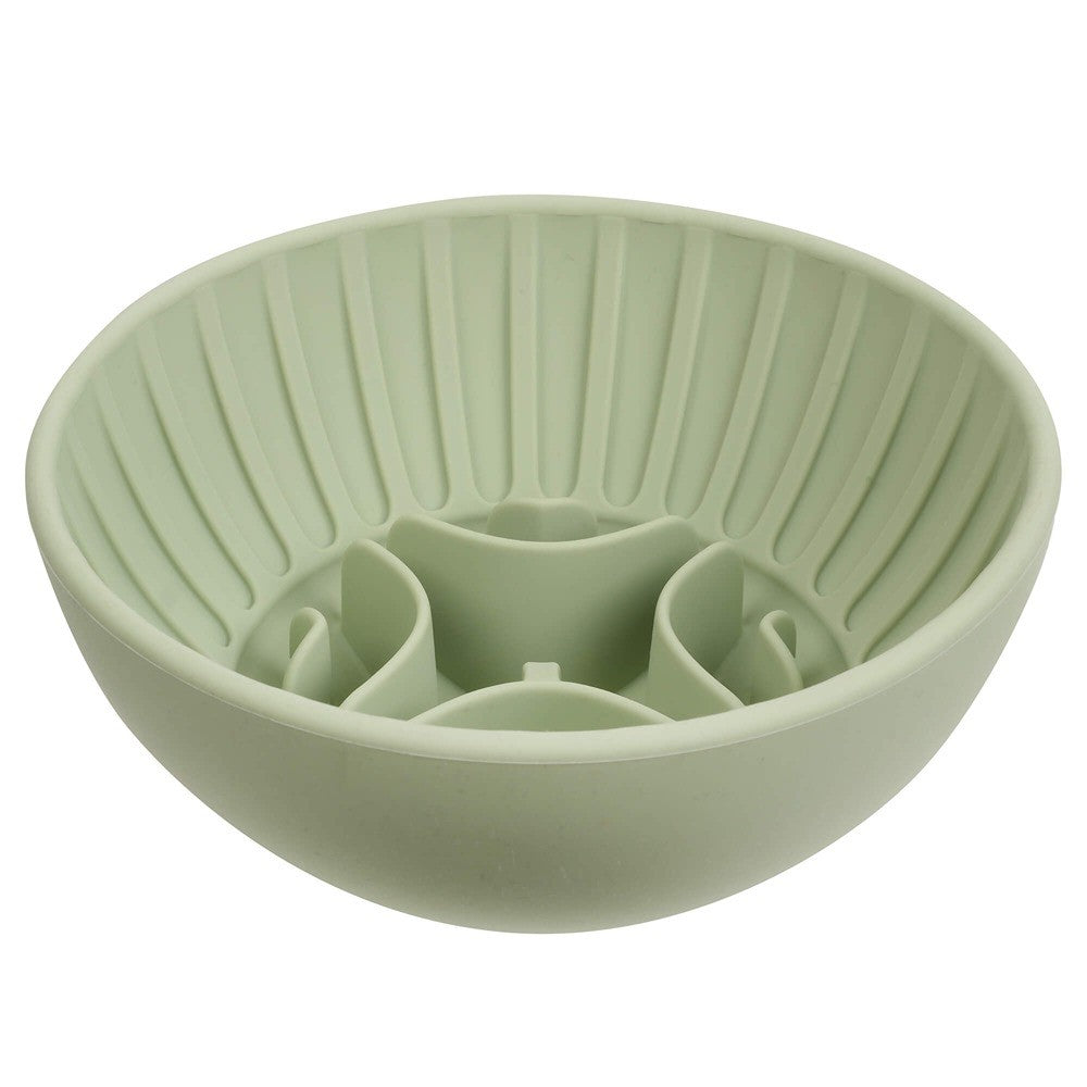 Buddy & Belle Slow Feeder Bowl Saltbush Green