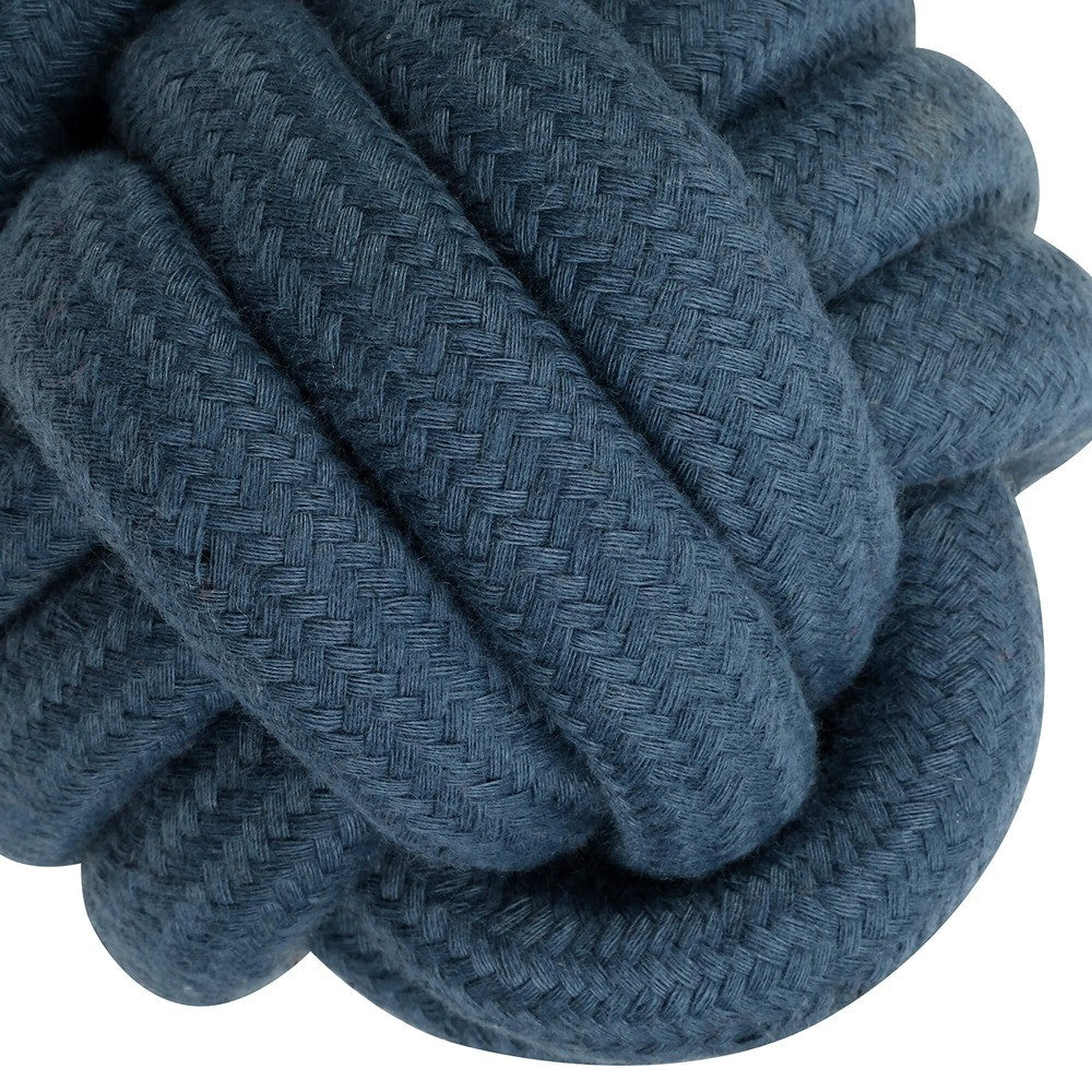 Buddy & Belle Monkey Fist Rope Toy Lagoon Blue