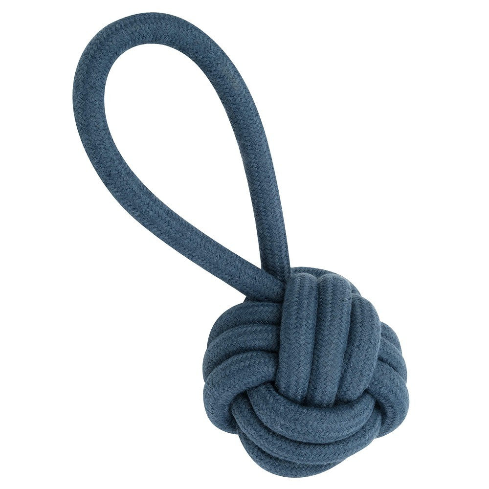 Buddy & Belle Monkey Fist Rope Toy Lagoon Blue