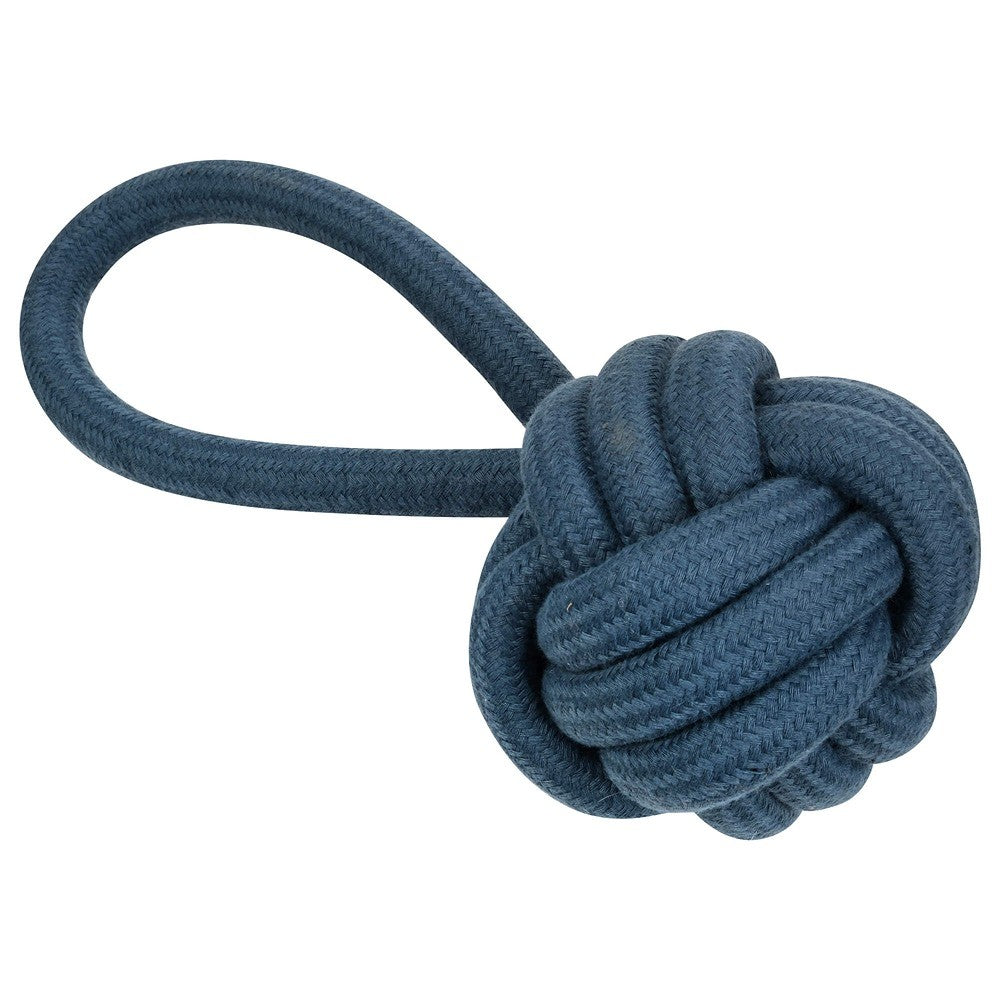 Buddy & Belle Monkey Fist Rope Toy Lagoon Blue