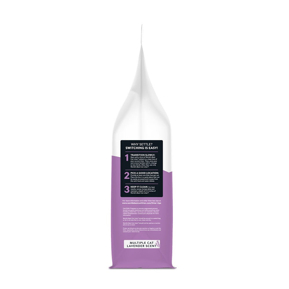 World's Best Multiple Cat Lavender Scented Cat Litter