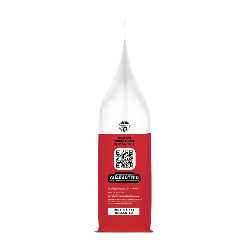 World's Best Multiple Cat Unscented Cat Litter