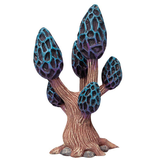 Aqua One Fish Tank Ornament Enchanted Blue Mushroom Tree