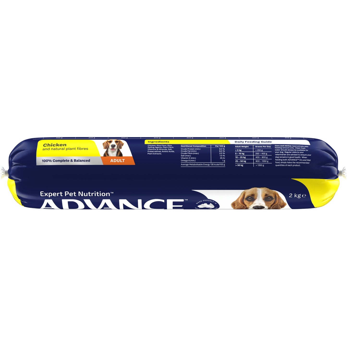 Advance Sensitive Skin & Digestion Chicken Wet Dog Food Roll
