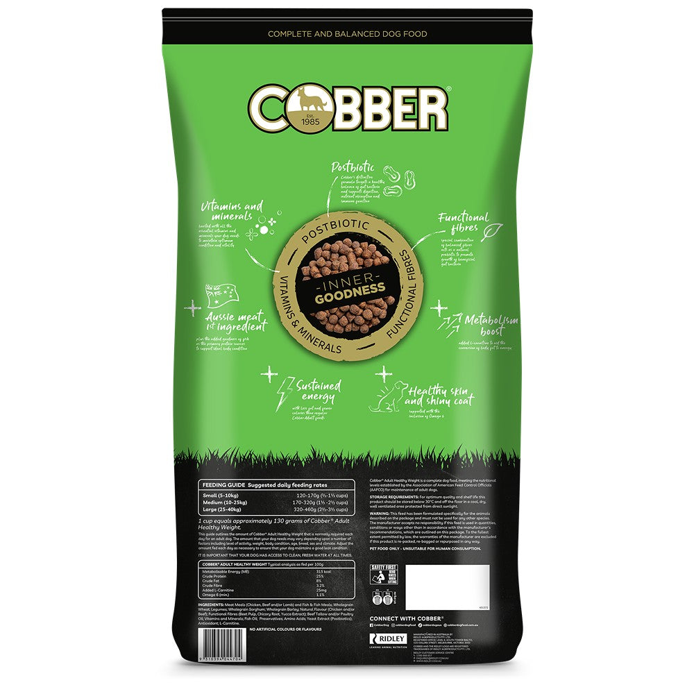 Cobber Adult Healthy Weight Dry Dog Food With Fish
