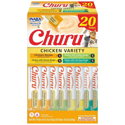 Inaba Churu Puree Chicken Variety Box Cat Treats
