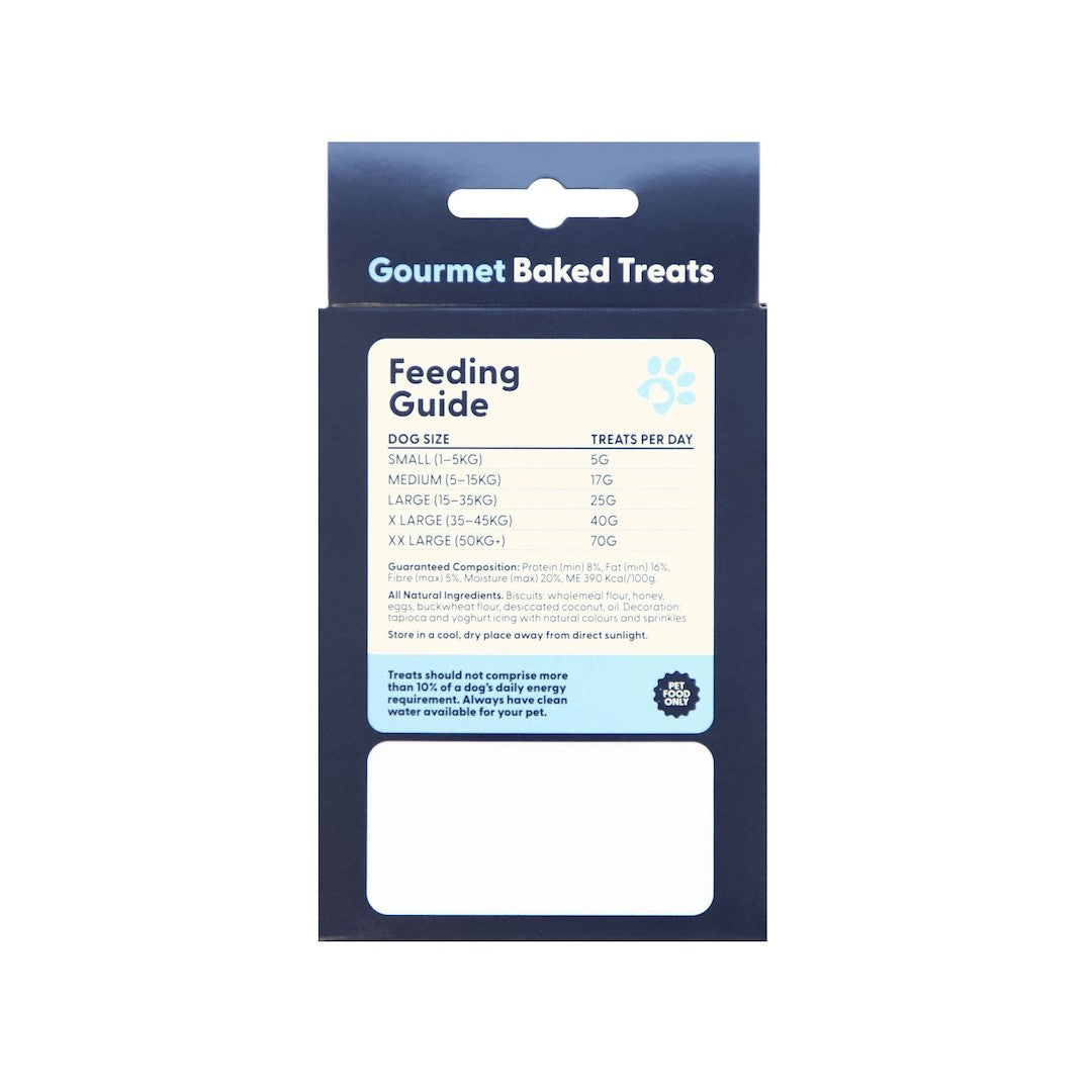 Gourmet Baked Iced Vovo Cookie Dog Treat