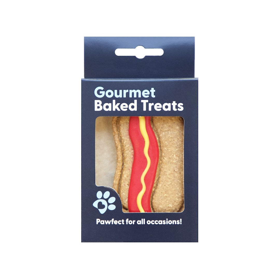 Gourmet Baked Hot Dog Cookie Dog Treat