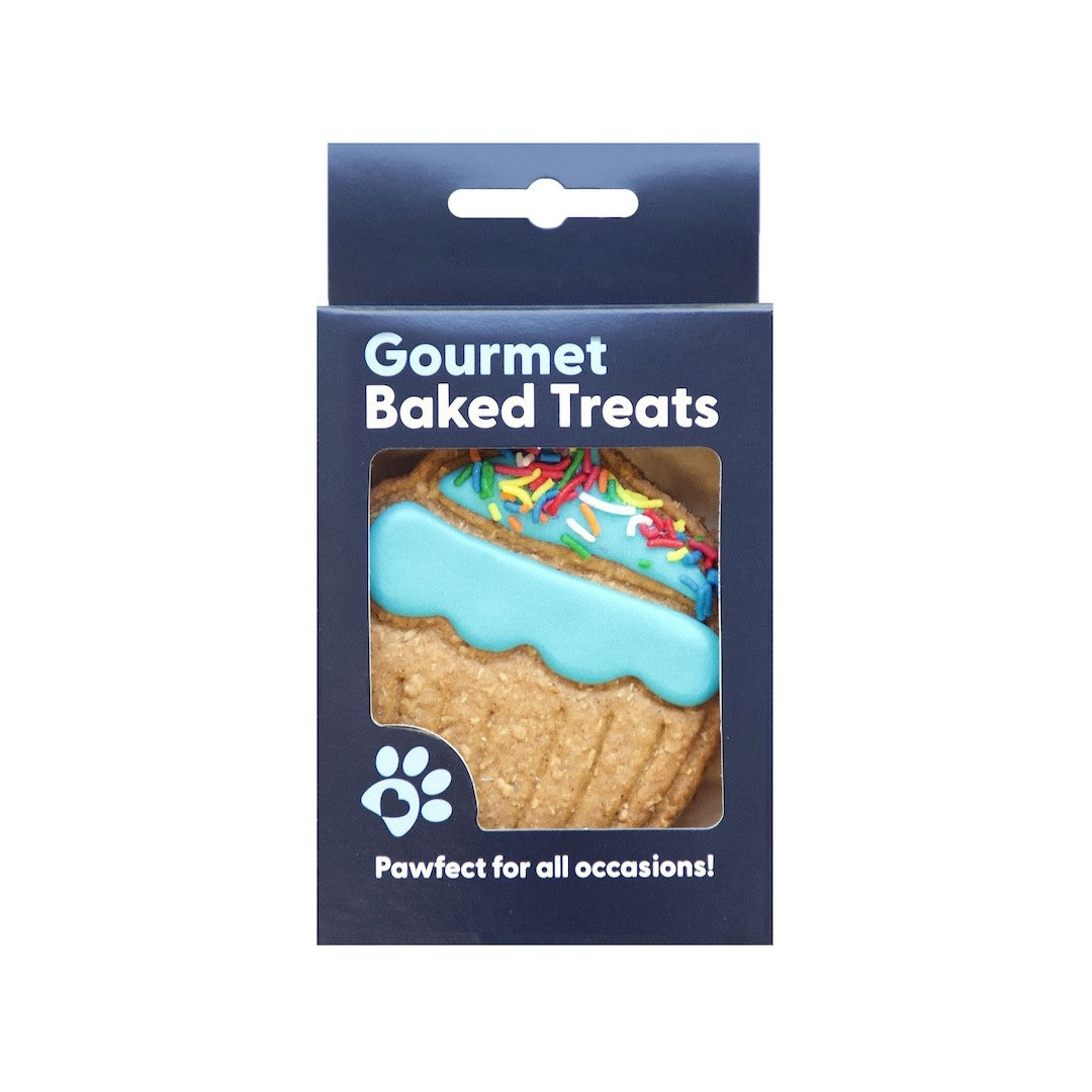 Gourmet Baked Birthday Cookie Blue Dog Treat