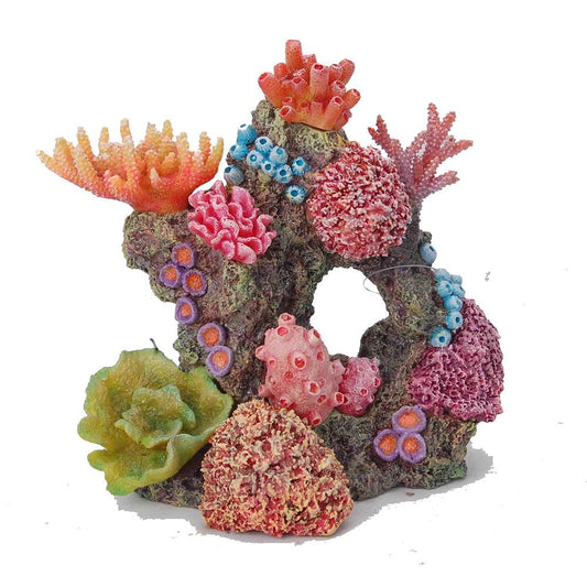 Aquatopia Fish Tank Ornament Multicolour Coral
