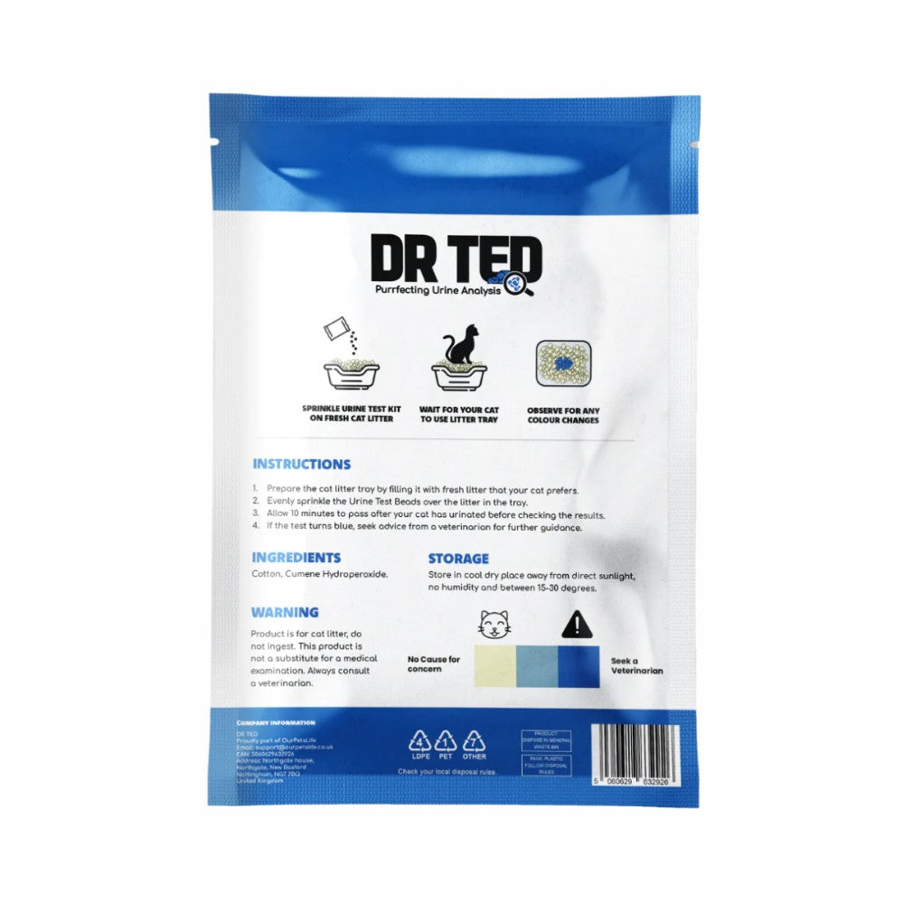 Dr Ted Cat Urine Test Kit Hematuria / Blood Detector