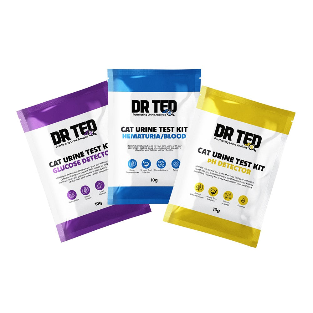 Dr Ted Cat Urine Test Kit Hematuria / Blood Detector