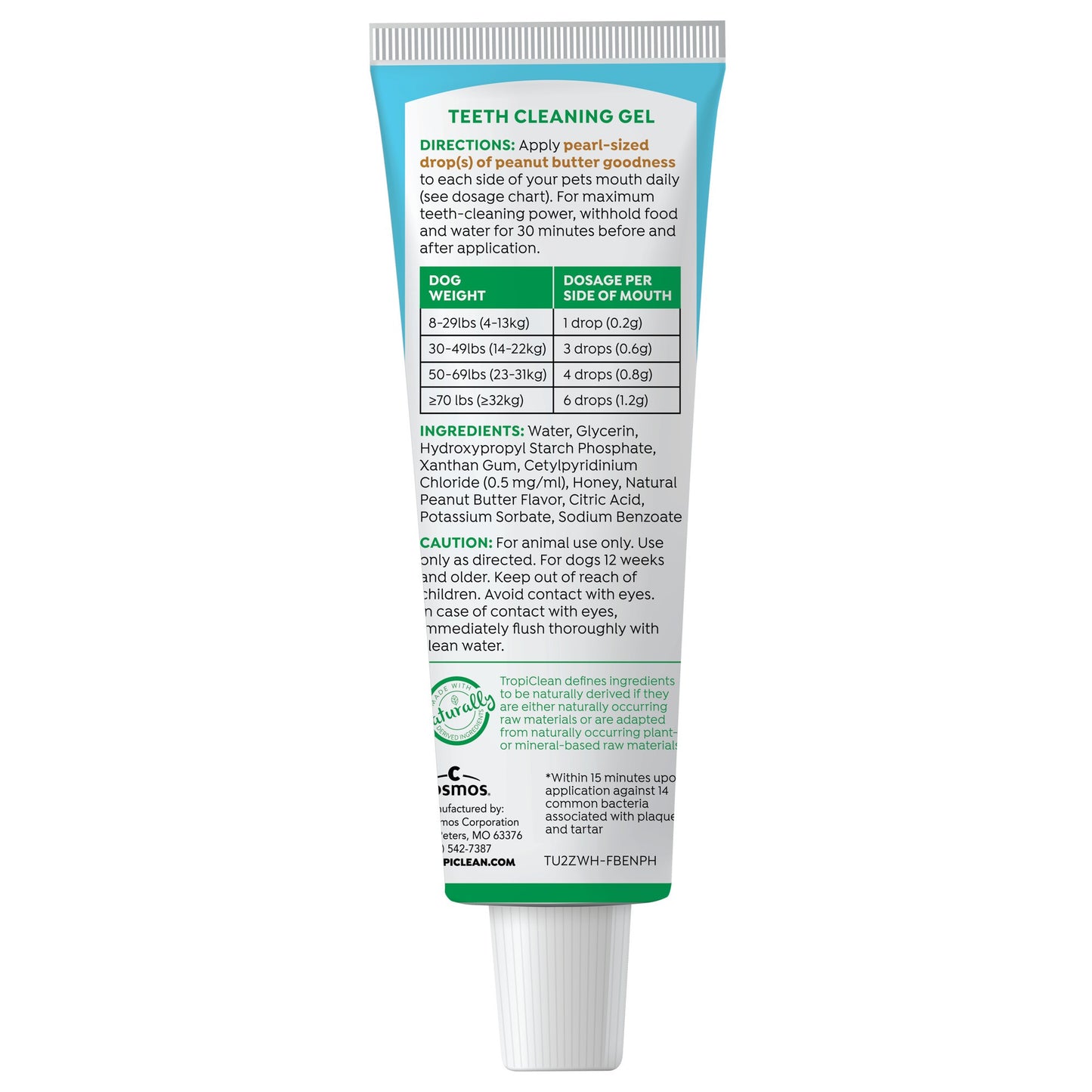 TropiClean Fresh Breath Enticers Peanut Butter & Honey Oral Care Kit for Dogs