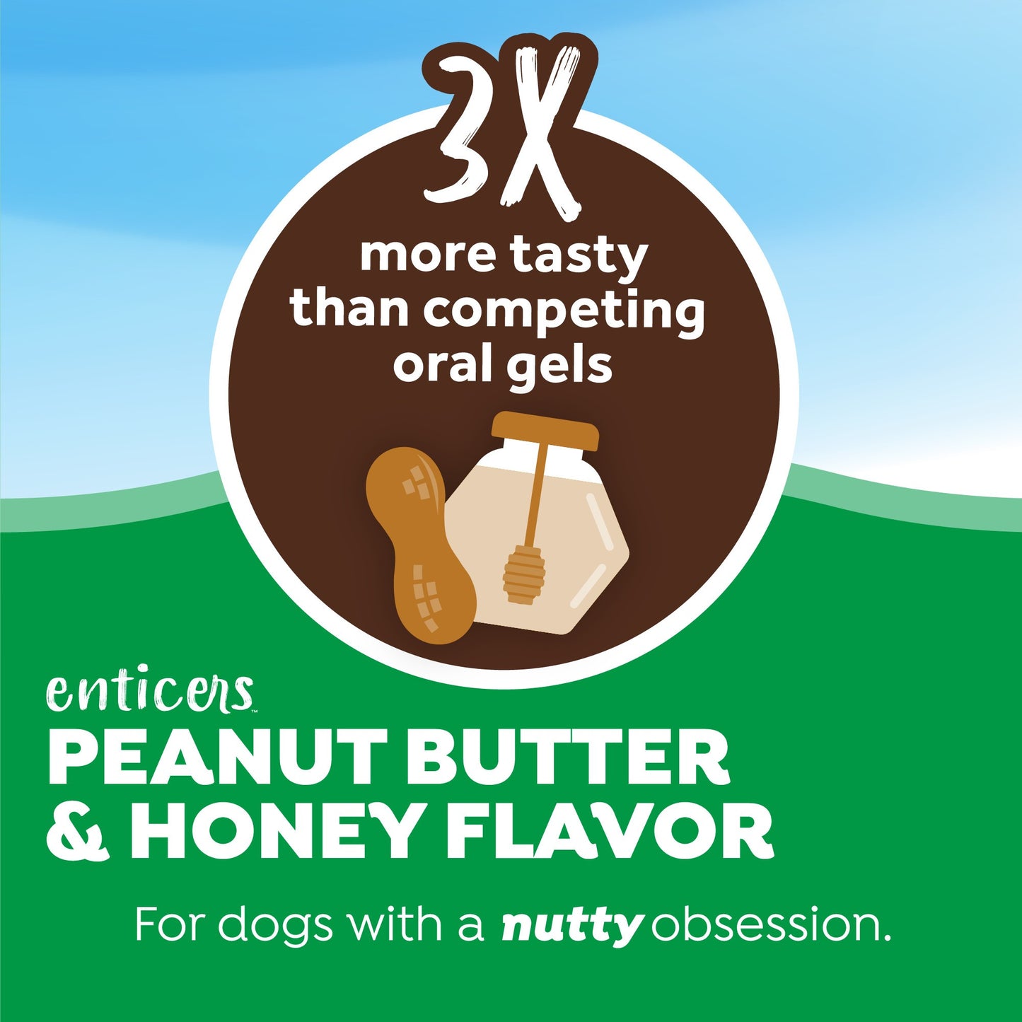TropiClean Fresh Breath Enticers Peanut Butter & Honey Oral Care Kit for Dogs