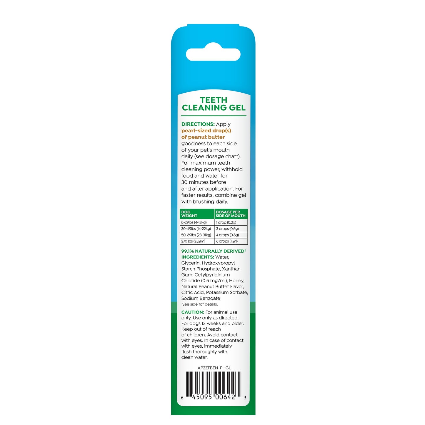 TropiClean Fresh Breath Enticers Peanut Butter & Honey Gel for Dogs