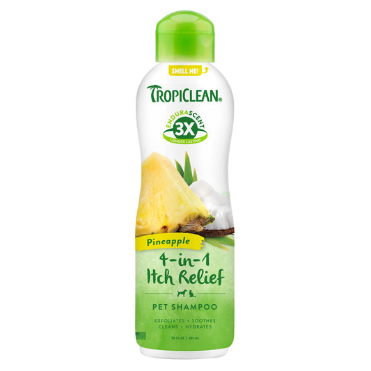 TropiClean EnduraScent Itch Relief Pet Shampoo Pineapple