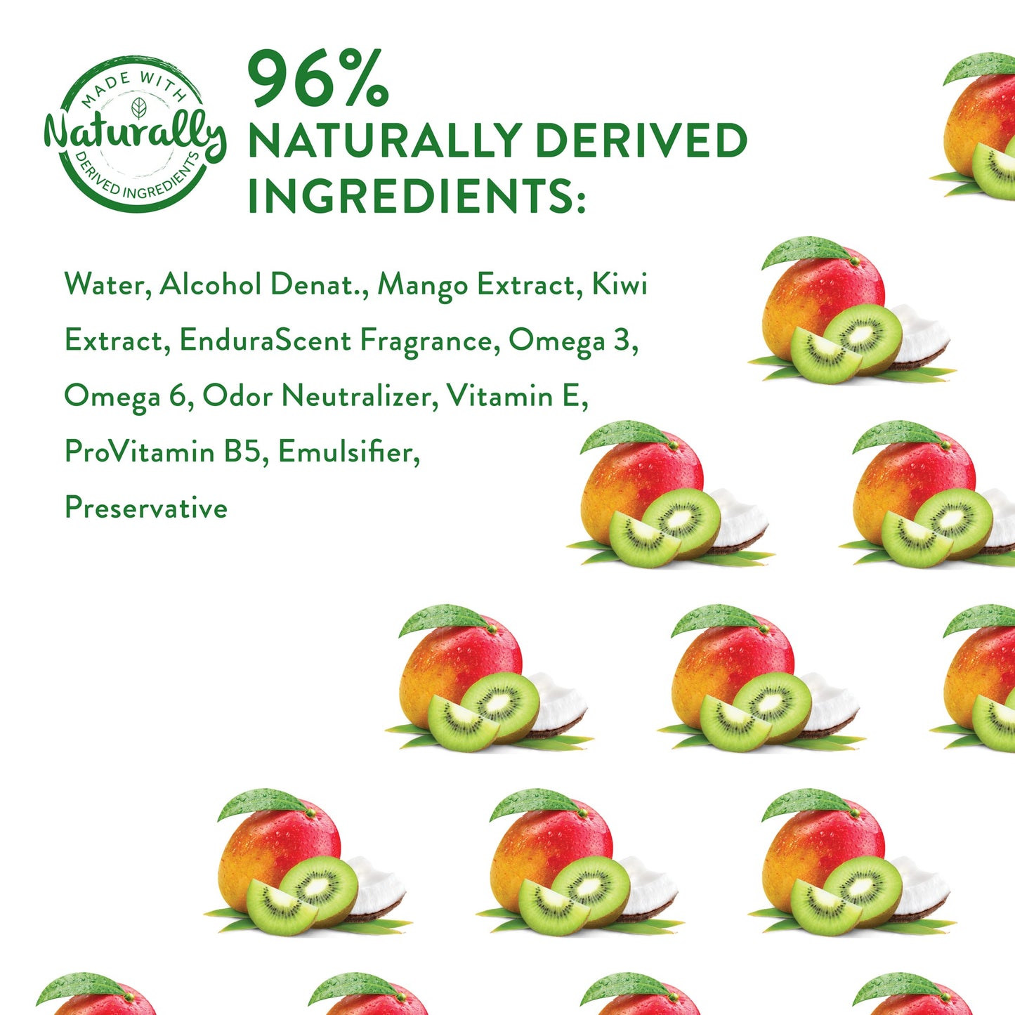 TropiClean EnduraScent Deodorising Pet Spray Mango Kiwi