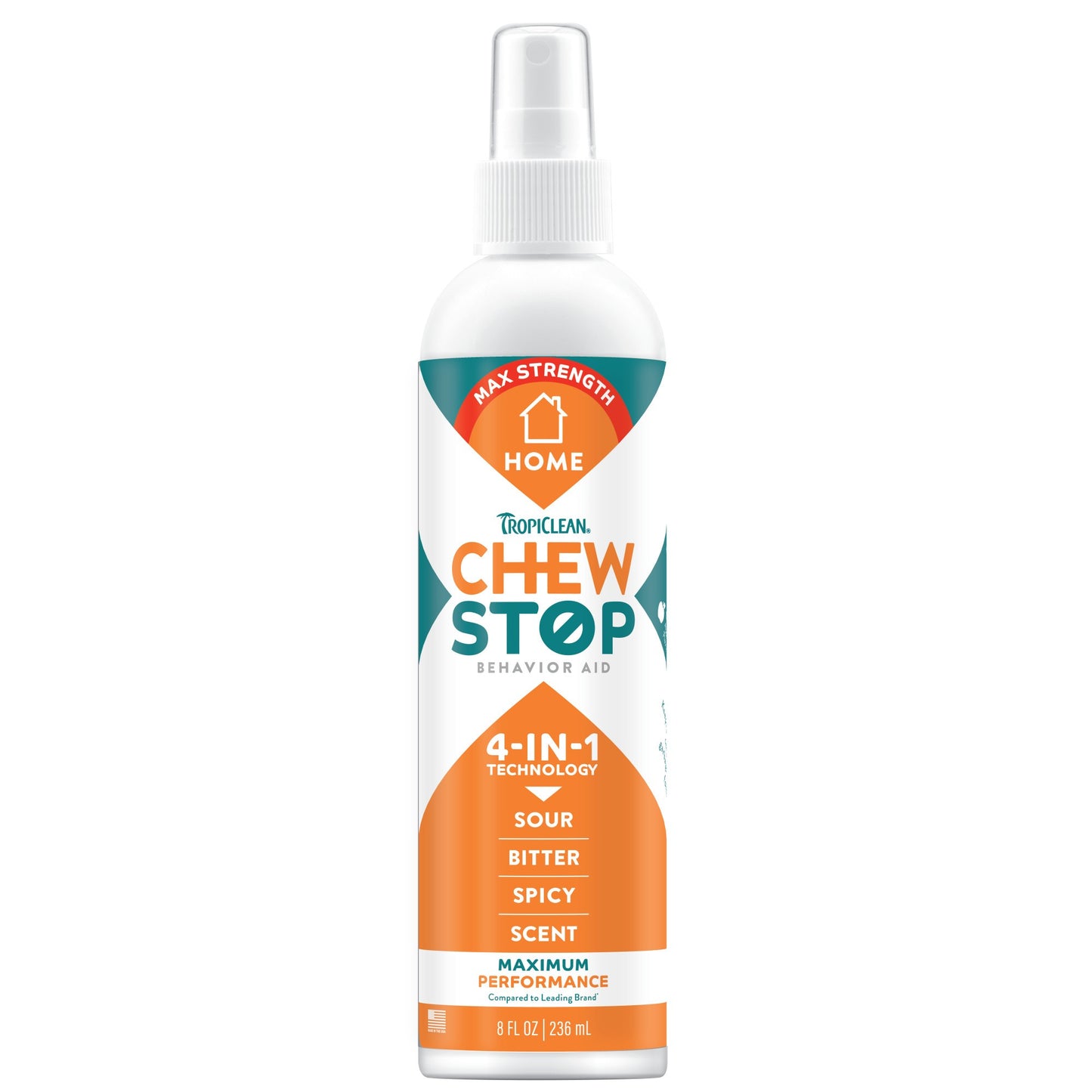 TropiClean Behaviour Chew Stop Spray Max Strength for Dogs