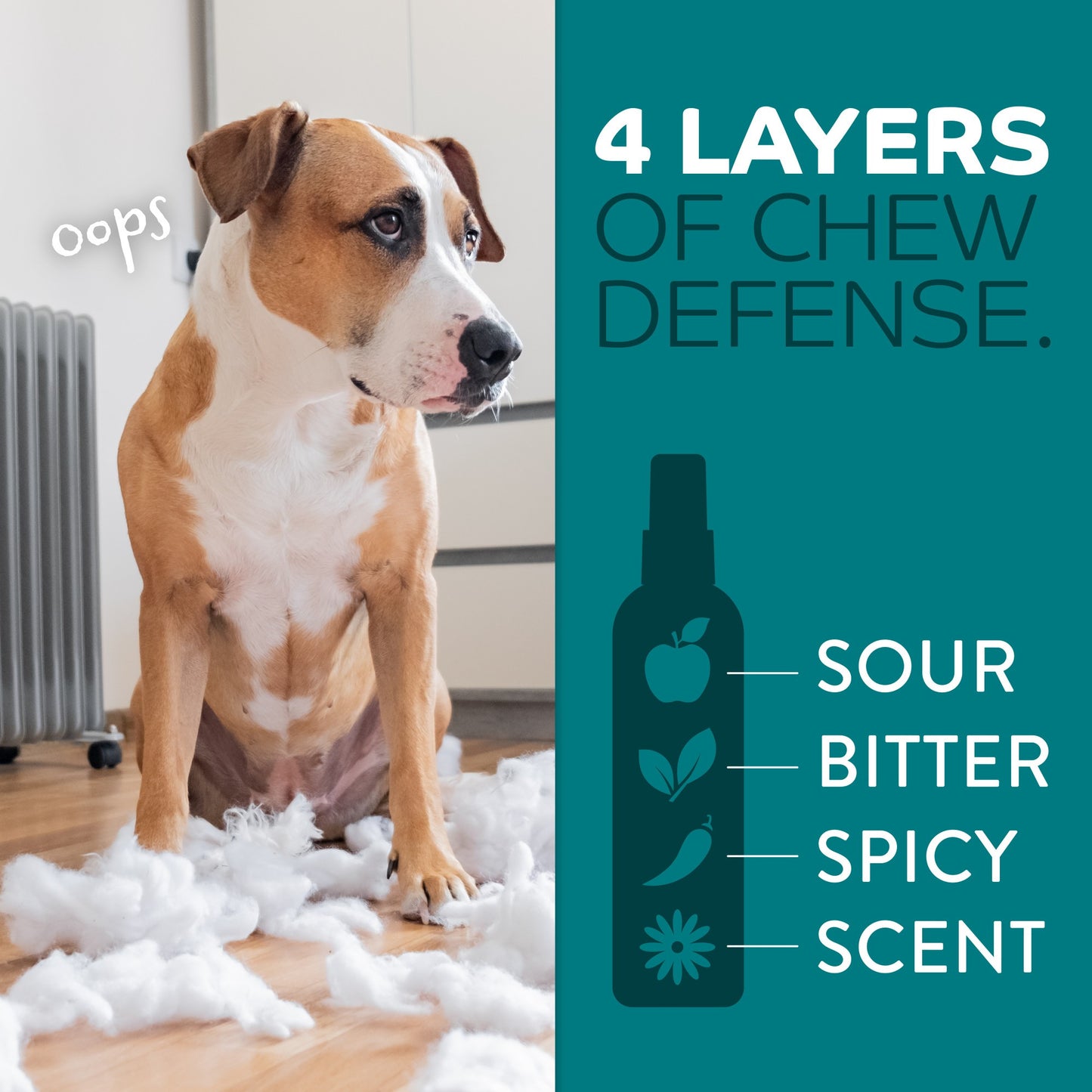 TropiClean Behaviour Chew Stop Spray Max Strength for Dogs
