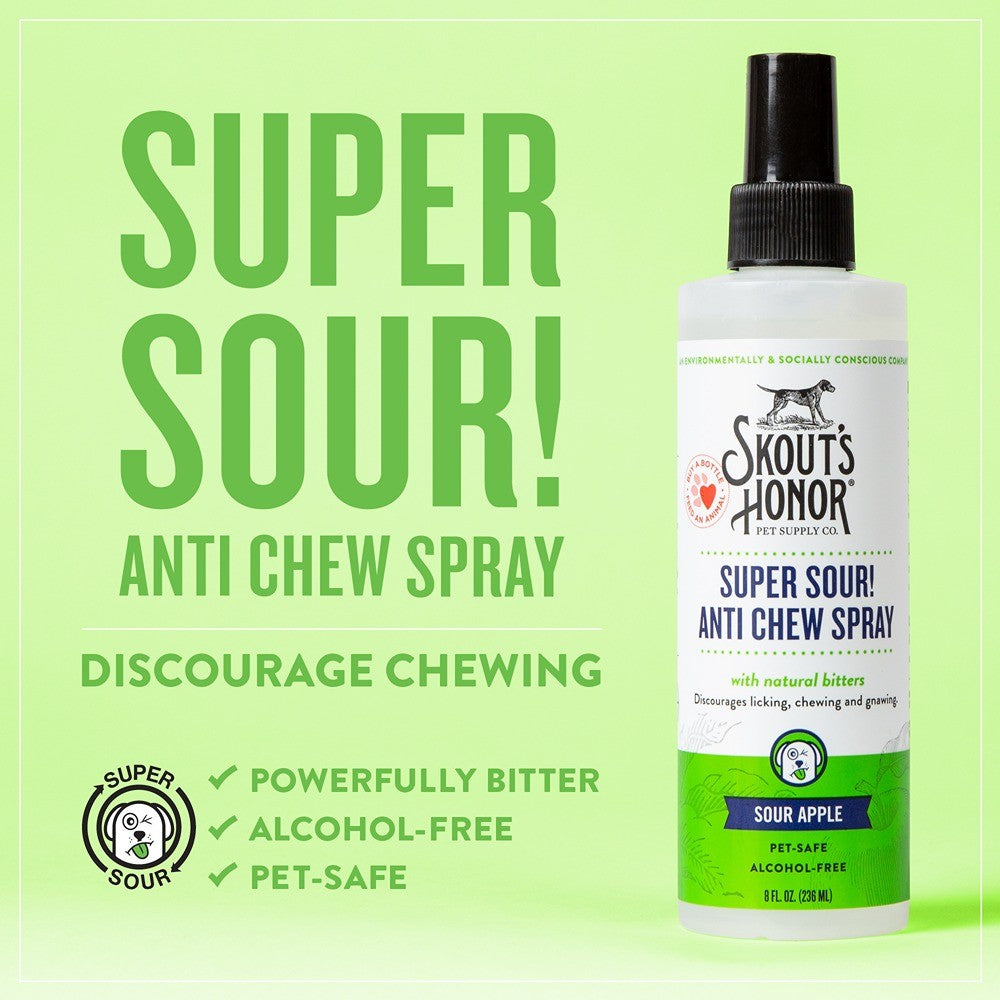 Skouts Honor Super Sour! Anti Chew Spray 236mL
