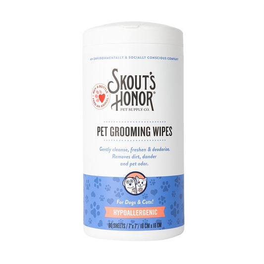 Skouts Honor Pet Grooming Wipes 80ct