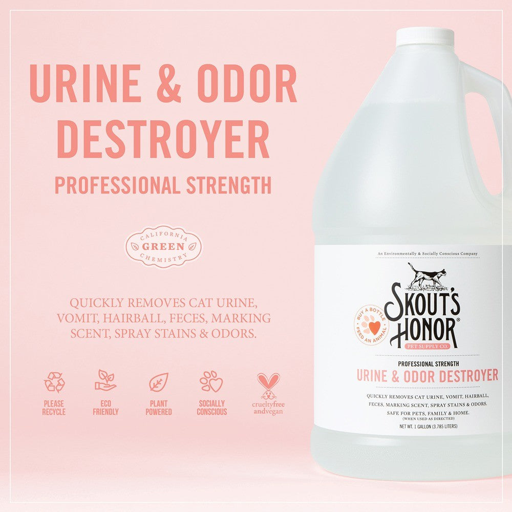 Skouts Honor Urine & Odor Destroyer for Cats