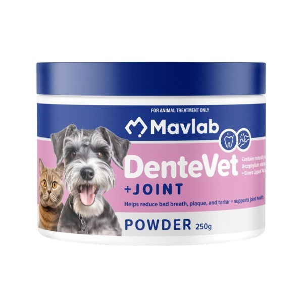 Mavlab DenteVet + Joint Dog & Cat Supplement Powder