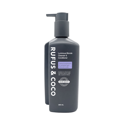 Rufus & Coco Luminous Blonde Light Coloured Coat Pet Cleanser & Conditioner